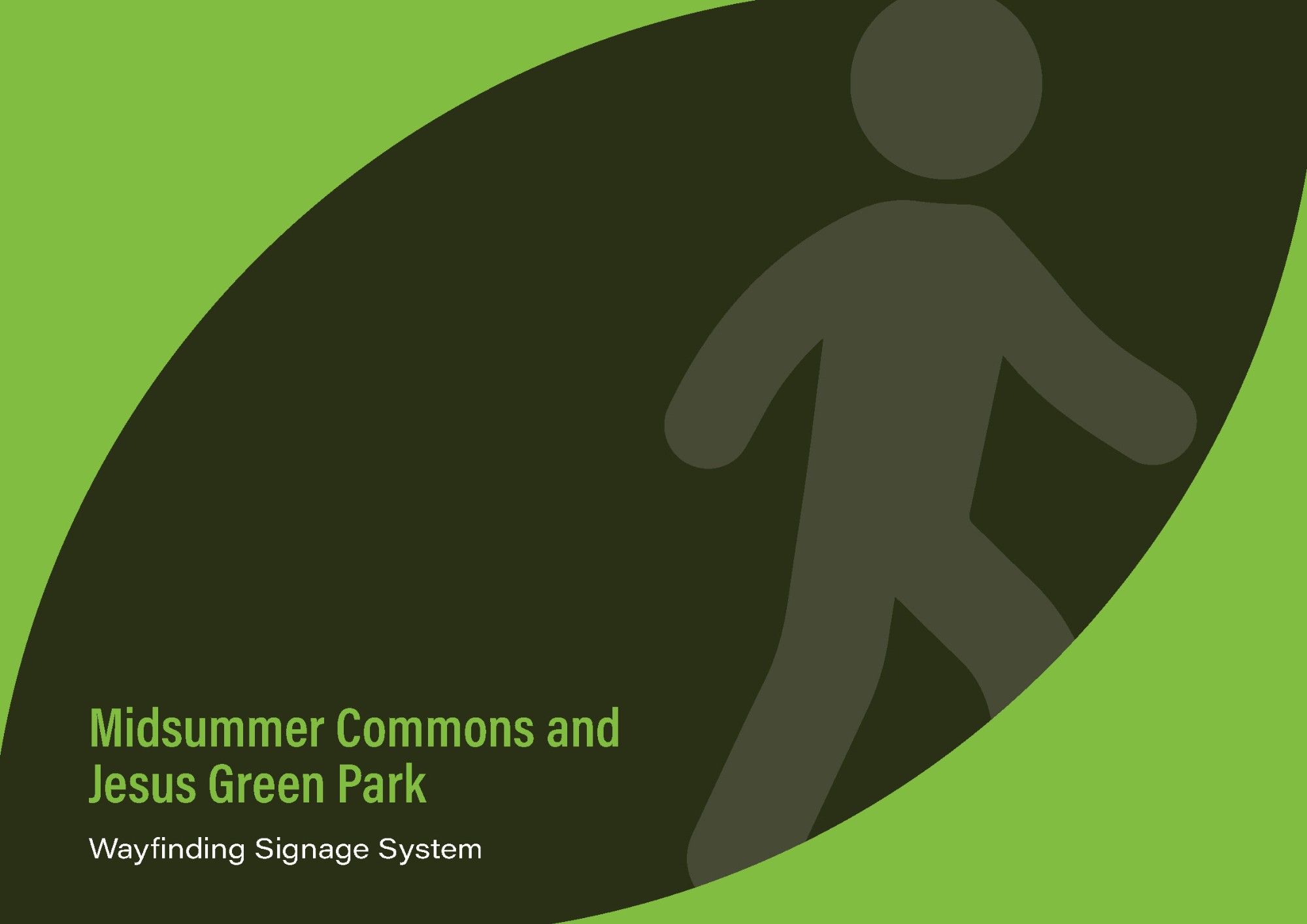 Midsummer Commons and Jesus Green Park Wayfinding Signage System.