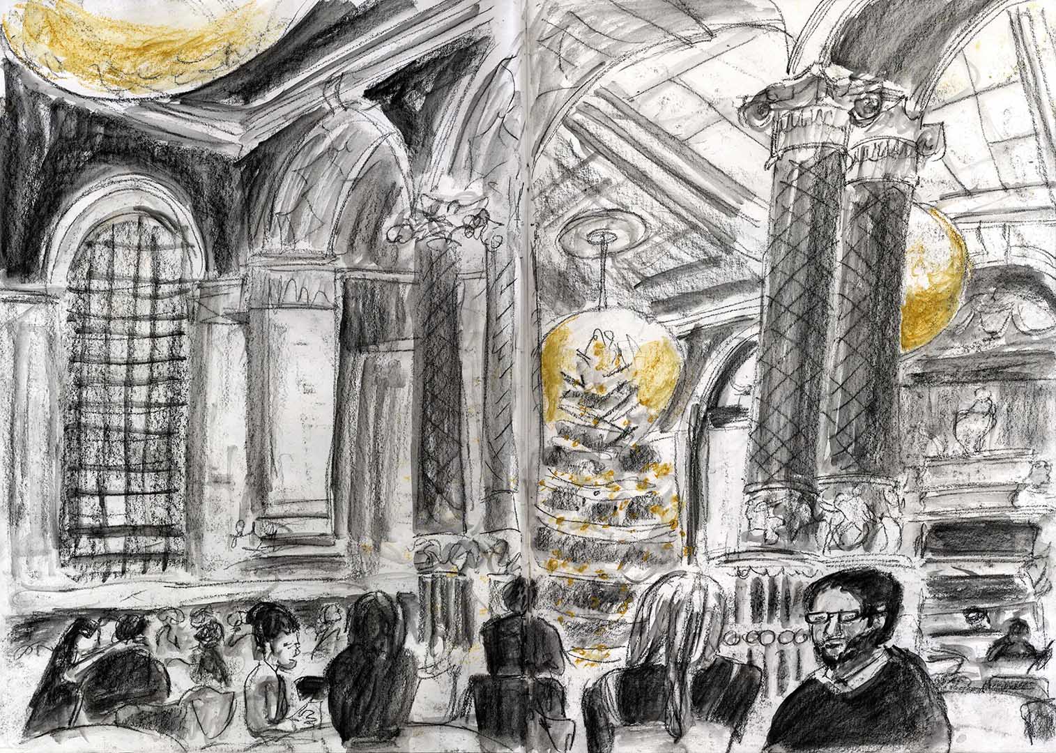 Sketchbook work: Victoria and Albert Museum