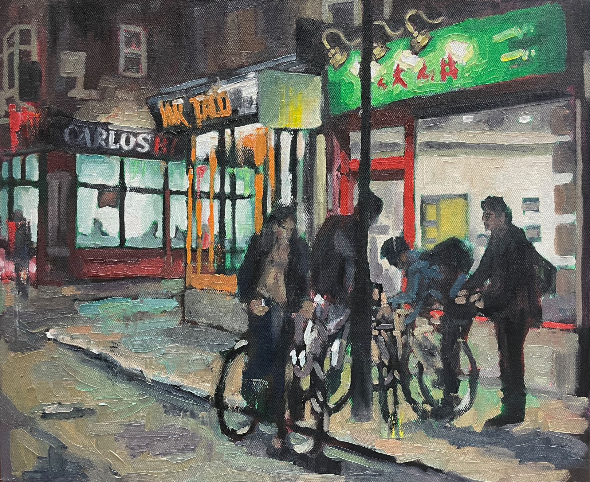 Spring, oil on canvas, 60x50cm.